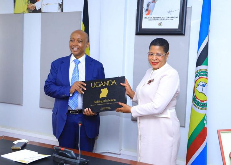 Speaker Among, CAF president Motsepe discuss future of sports in Uganda