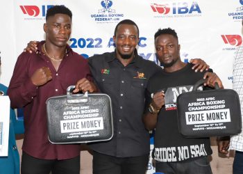 Uganda Boxing Federation Presents Cash Prizes to the 2022 AFBC Bronze Medalists