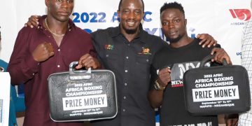 Uganda Boxing Federation Presents Cash Prizes to the 2022 AFBC Bronze Medalists