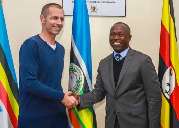 UEFA President Aleksander Ceferin in Uganda