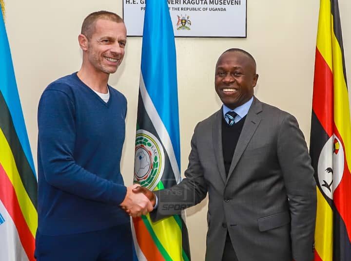 UEFA President Aleksander Ceferin in Uganda