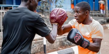 Fearless School Boy Mulungi takes on national team boxer