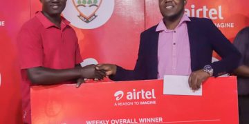 DAMIAN ASIIMWE GLISTENS AT THE AIRTEL CLUB NIGHT GOLF EVENT IN KAMPALA