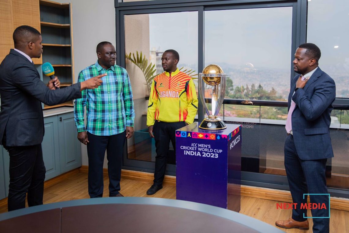 ICC World Cup Trophy Makes a Glorious Stop at Next Media Park NBS Sport