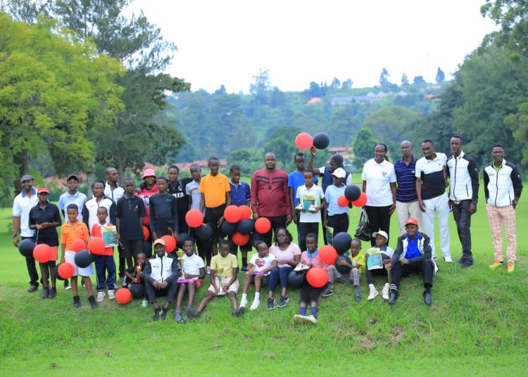 Peace Kabasweka and Steve Tusiime shine brightly at the AFRIYEA Golf Academy Parent-Child Golf Competition