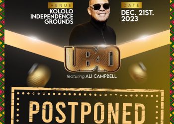 Subject: Postponement of UB40 Ft Ali Campbell Event on Thursday December 21, 2023