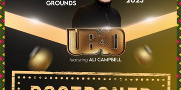 Subject: Postponement of UB40 Ft Ali Campbell Event on Thursday December 21, 2023