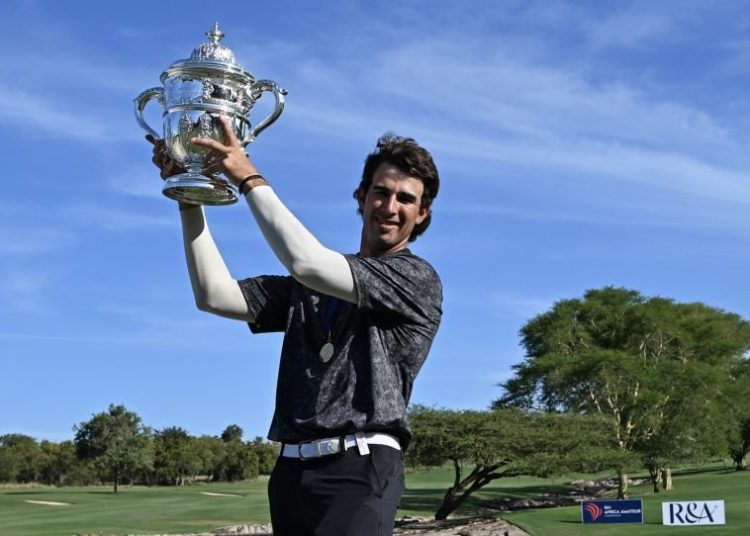 Altin Van Der Merwe wins the Africa Amateur Championship, Cwinyaai 38th