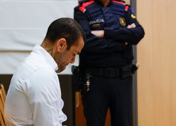 Dani Alves in court | Courtesy Photo
