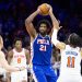 Cameroonian Joel Embiid Shines Despite Bell’s Palsy Diagnosis; Leads 76ers to Victory Over Knicks