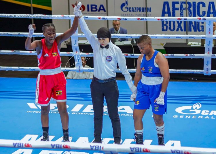 Nabikolo Fatuma Shines at Mandela Africa Boxing Cup Quarterfinals