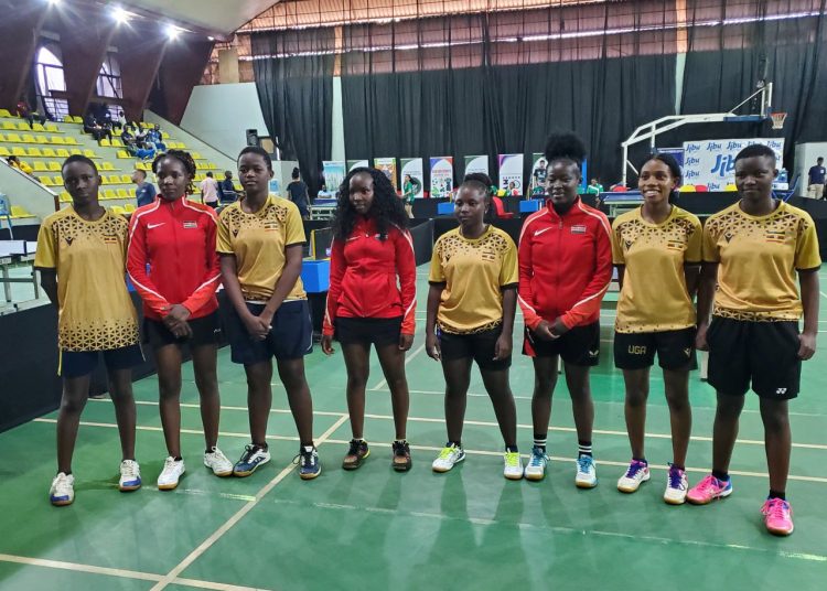 Uganda’s Ladies’ Table Tennis Team Wins Gold at East Africa Regional Championships
