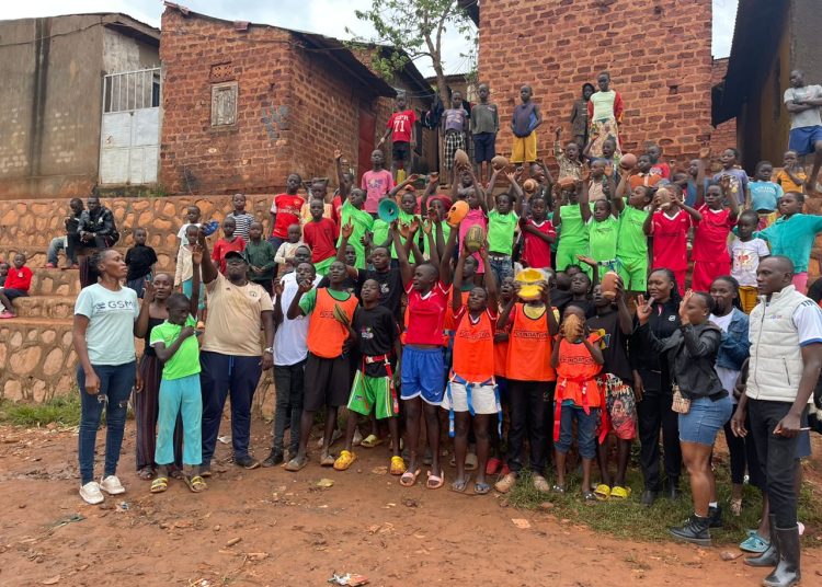 American Football Introduced to Acholi Quarters Slums in Uganda