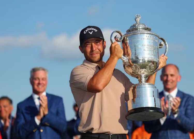 Schauffele wins first major at PGA Championship