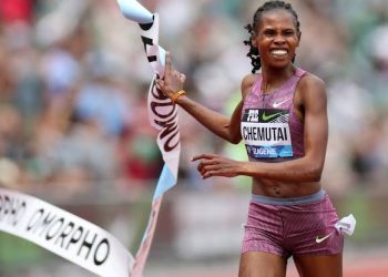 Peruth Chemutai Sets National Record in 3,000-Metre Final at Diamond League