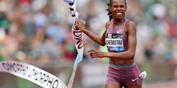 Peruth Chemutai Sets National Record in 3,000-Metre Final at Diamond League