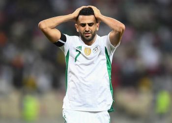 Mahrez Absent from Algerian Squad Ahead of Cranes Clash
