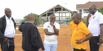 Minister Peter Ogwang Inspects FEASSSA Games Venues in Bukedea