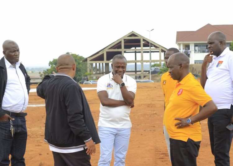 Minister Peter Ogwang Inspects FEASSSA Games Venues in Bukedea