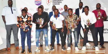 Geoffrey Gagganga Shines at University Football League Awards Gala