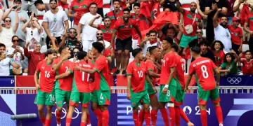 Paris 2024: Atlas Lions Dominate Iraq to Secure Quarter-Final Spot