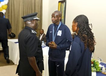 Cheptegei, Chemutai and Team Honored by Police