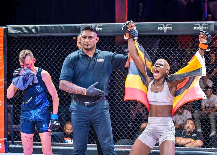 Uganda Police Officer Stuns South Africa in MMA Victory