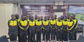 Baby Victoria Pearls Arrive in Kigali For World Cup Qualifiers