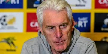 AFCON 2025 Qualifiers: Bafana Bafana Coach Warns of Tough Test Against Uganda