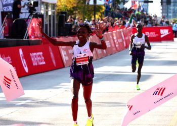 Kenya’s Chepngetich Shatters Marathon World Record in Chicago, Dedicates Victory to Late Teammate