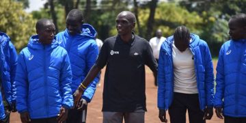 Kipchoge Inspires Refugee Athletes in Kapsabet