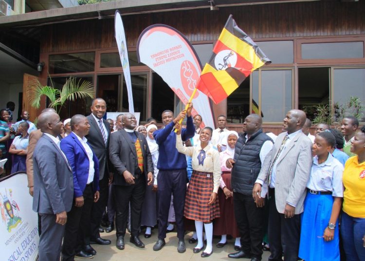 Team Uganda Flagged Off for 2024 ISF Gymnasiade in Bahrain