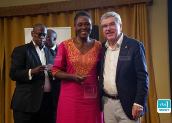 IOC President Thomas Bach Honors Ugandan Olympians with OLY Pins at Dinner