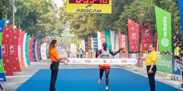 Ugandan Running Star Cheptegei Dominates Delhi Half Marathon
