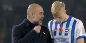 Pep Guardiola Blasts Van Hecke After Brighton Defeat