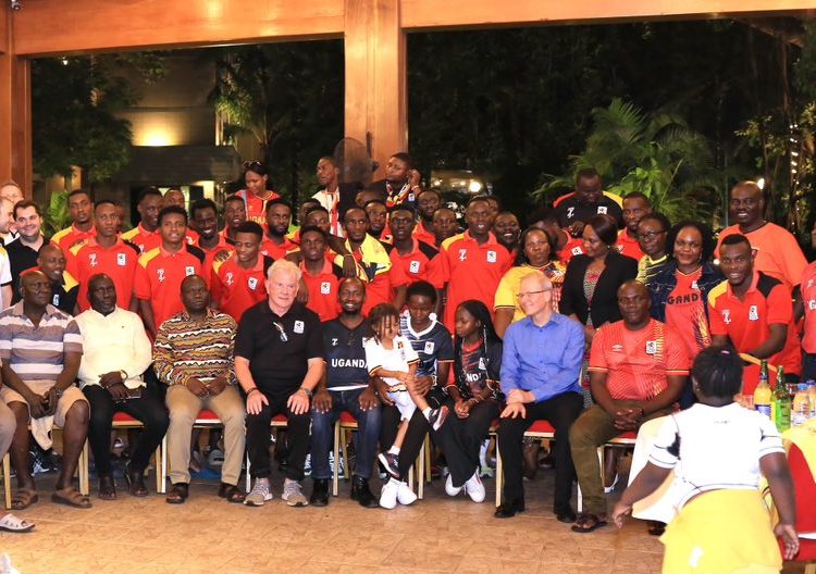 Uganda Cranes Celebrated in Brazzaville by Ambassador Matata