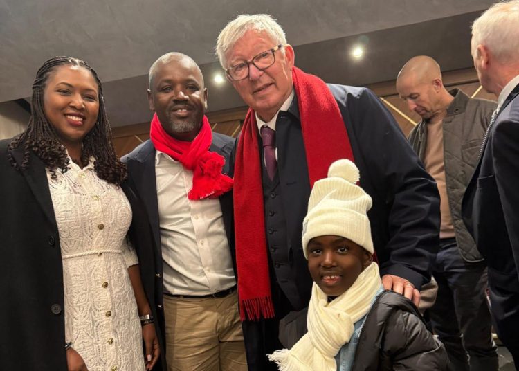 Thomas Tayebwa Watches United Thrash Everton at Old Trafford