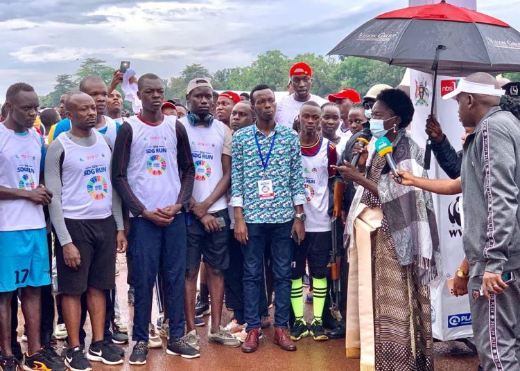 Kadaga Calls for Climate Action at SDG Run