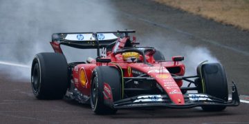 Hamilton’s Ferrari Test Ends in Crash