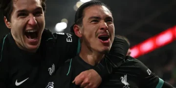 Late Nunez Double Propels Liverpool to Victory at Brentford