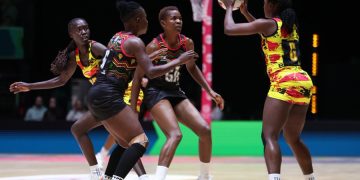 Uganda Suffers Second Defeat at Vitality Netball Nations Cup