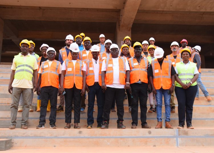 Bernard Ogwel Inspects Hoima Stadium Works