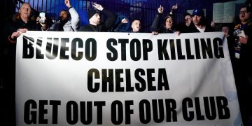Chelsea Fans Stage Angry Protest Against Owners Ahead of Southampton Clash