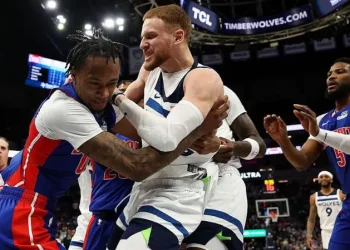 Seven Ejected After Brawl in Timberwolves’ Victory Over Pistons