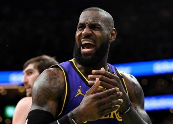LeBron James Injury Clouds Lakers’ Loss to Celtics