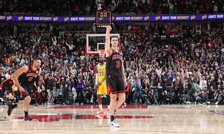 Bulls Shock Lakers with Giddey’s Half-Court Heroics