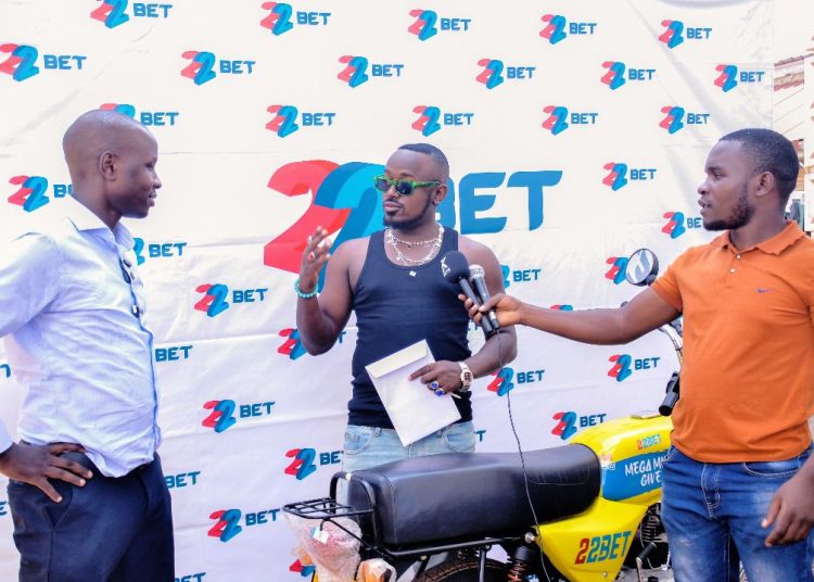 Amori Geofrey Wins Motorbike in 22Bet Mega Millions Giveaway