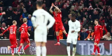 Hojlund’s ‘Sui’ Celebration Sparks Debate After Denmark Upset Portugal