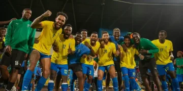 Aubameyang Double Propels Gabon to Group F Summit