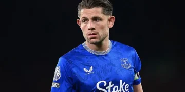 Everton Condemn Death Threats Directed at James Tarkowski Following Merseyside Derby